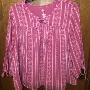 St. John’s Bay flowy pink top